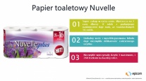 Nowość od Epicom!! Papier toaletowy Nuvelle 3 warstwy 8=16 rolek