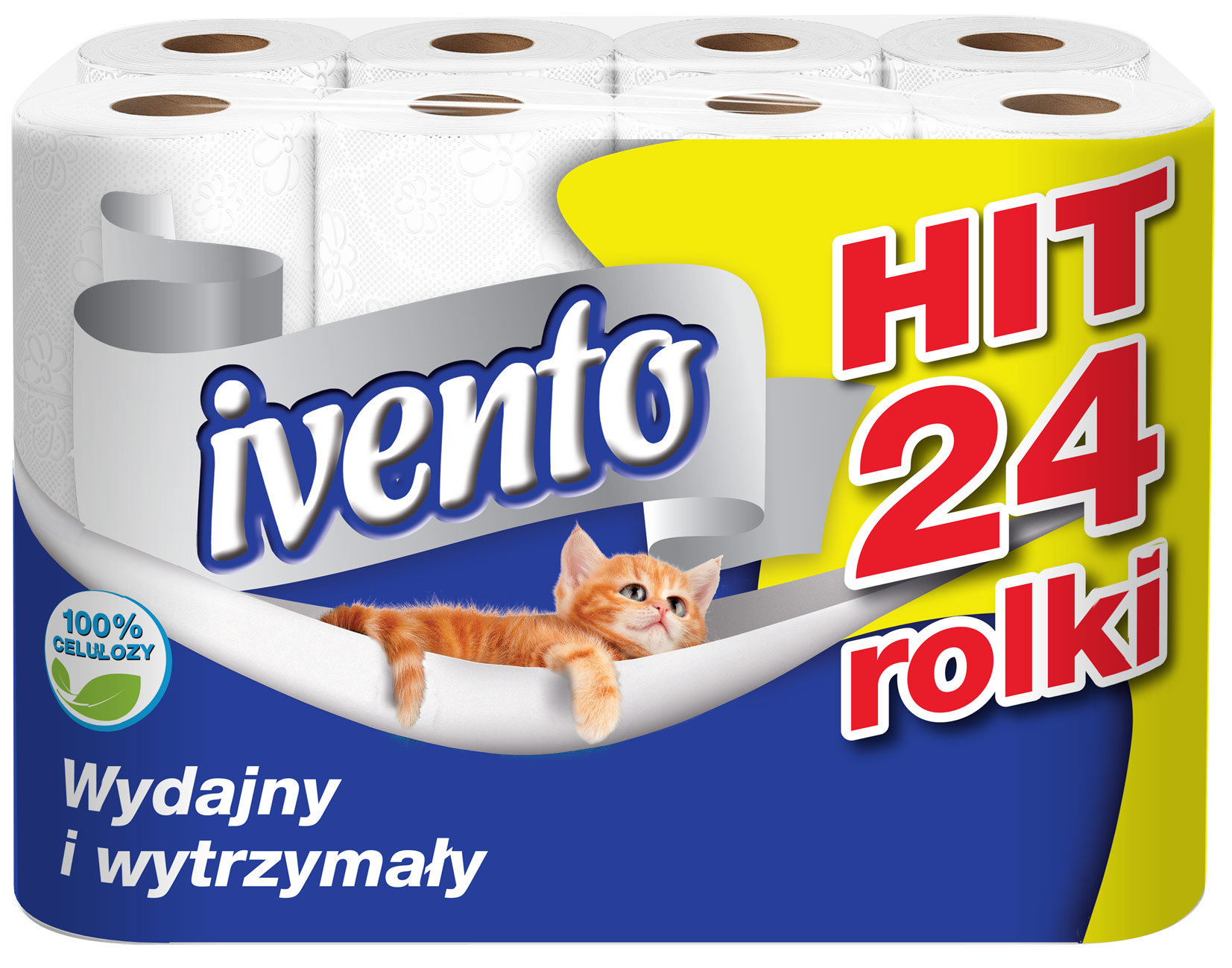 Papier toaletowy Ivento 24 rolki