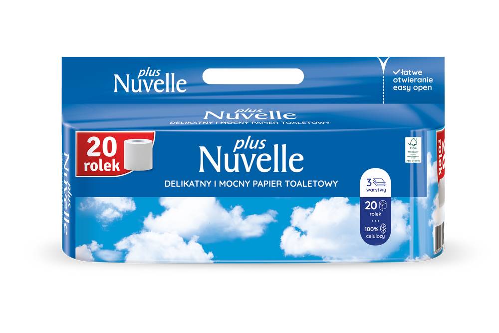 Papier toaletowy 3 warstwowe 20 rolek