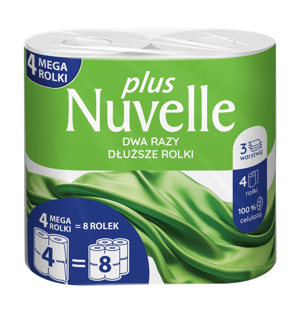 Papier toaletowy 3 warstwowy 4 rolki 300 listków